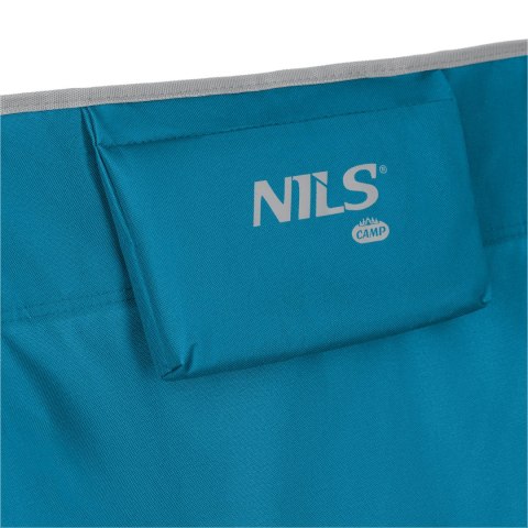 NC3306 KRZESŁO PLAŻOWE NIEBIESKO SZARE NILS CAMP