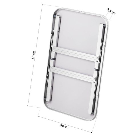 NC3403 STÓŁ TURYSTYCZNY SKŁADANY NISKI 50x30x20 CM SZARY NILS CAMP