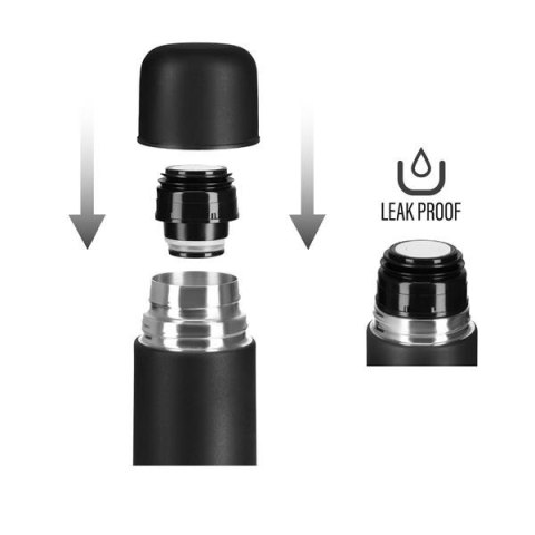 NC3803 TERMOS TURYSTYCZNY 500 ML CZARNY NILS CAMP