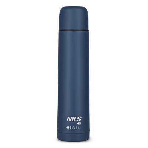 NC3804 TERMOS TURYSTYCZNY 1000 ML NIEBIESKI NILS CAMP