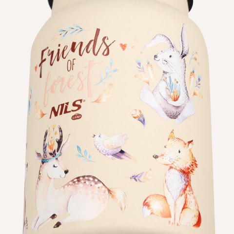 NC3806 BUTELKA NA WODĘ 520ML STALOWA FOREST NILS CAMP