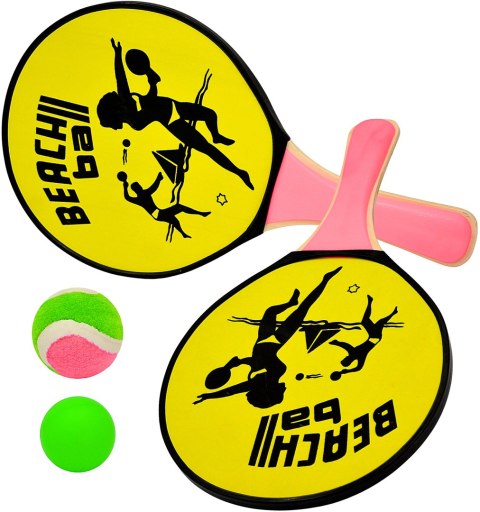 ZESTAW RAKIETEK 2W1 BEACH I CATCH BALL ENERO