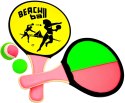 ZESTAW RAKIETEK 2W1 BEACH I CATCH BALL ENERO