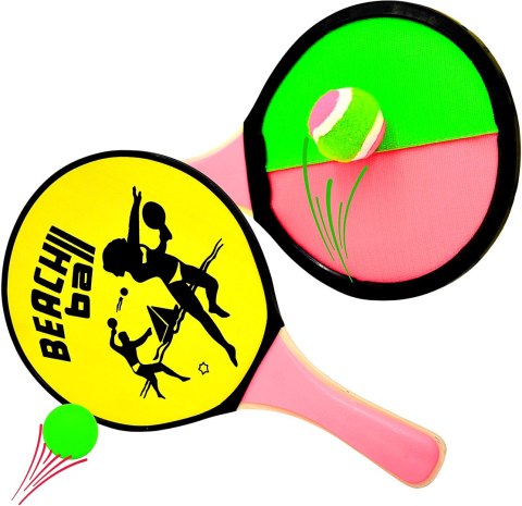 ZESTAW RAKIETEK 2W1 BEACH I CATCH BALL ENERO