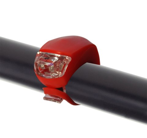 ZESTAW SILIKONOWYCH LAMP ROWEROWYCH LED PRZÓD I TYŁ DUNLOP