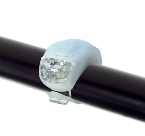 ZESTAW SILIKONOWYCH LAMP ROWEROWYCH LED PRZÓD I TYŁ DUNLOP