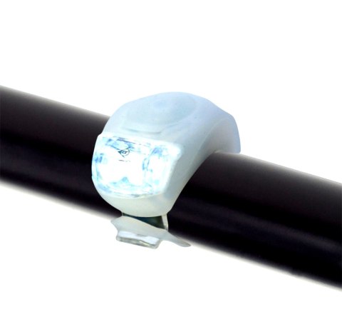 ZESTAW SILIKONOWYCH LAMP ROWEROWYCH LED PRZÓD I TYŁ DUNLOP