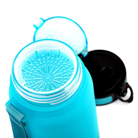 Bidon sportowy Meteor 800 ml błękitny/zielony