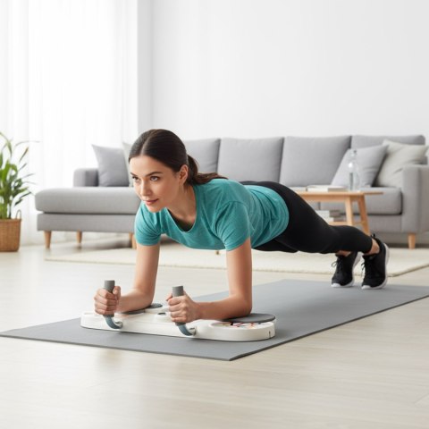 DBP03 WIELOFUNKCYJNA DESKA DO ĆWICZEŃ MIĘŚNI BRZUCHA I POMPEK Z LICZNIKIEM HMS