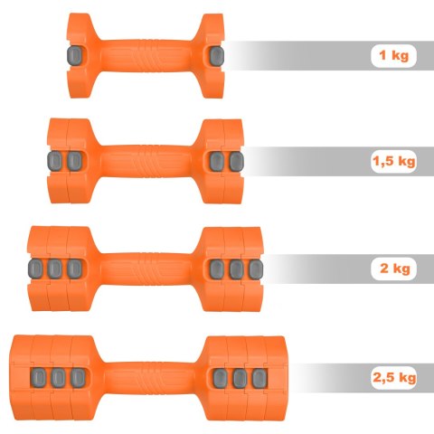 HL03 HANTLE REGULOWANE ORANGE 2 x 2.5 KG HMS