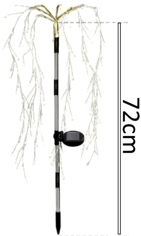 LAMPA SOLARNA DRZEWKO FAJERWERKI 72CM 120 LED