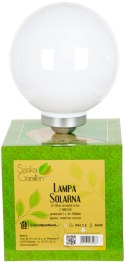 LAMPA SOLARNA KULA MLECZNA 30x62CM
