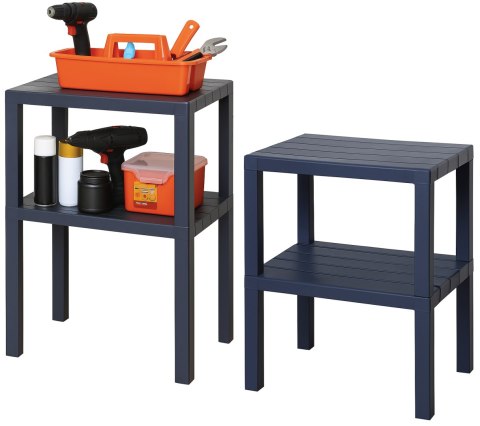 MODUŁ Decobella 2 półki ANTRACYT/38x29x46/