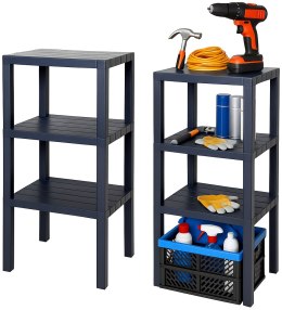 MODUŁ Decobella 3 półki ANTRACYT/ 38x29x74/