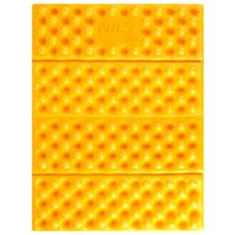 NC17105 MATA KEMPINGOWA DO SIEDZENIA Z PODBICIEM ALUMINIOWYM +IXPE 40 CM ŻÓŁTA NILS CAMP
