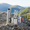 NC17110 KUBEK KEMPINGOWY Z KARABIŃCZYKIEM 330 ML STAL NIERDZEWNA CZARNY NILS CAMP