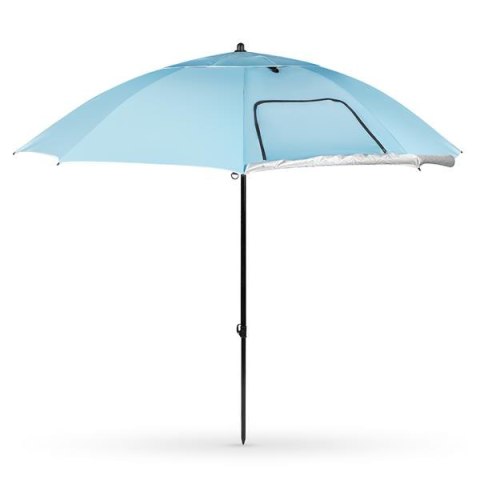 NC17114 PARASOL/PARAWAN PLAŻOWY 2W1 XXL 240 CM NIEBIESKI NILS