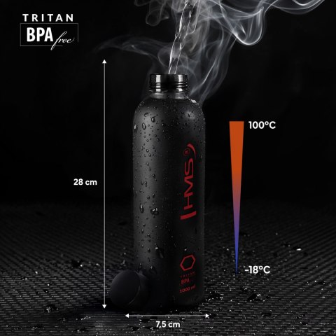 NCD61 BUTELKA TRITANOWA CZARNA HMS