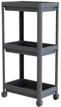 Regał na kółkach 3 poziomowy Decobella ANTRACYT