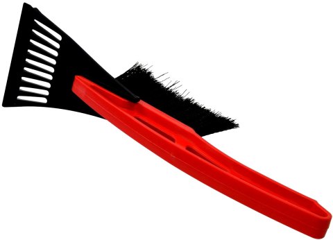 SKROBACZKA DO LODU SZCZOTKA 2W1 31CM DUNLOP CZERWONA