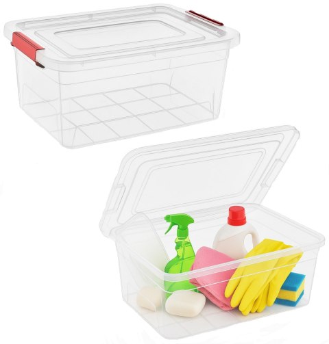 SMART BOX transparentny 15 lt */42x28x17/