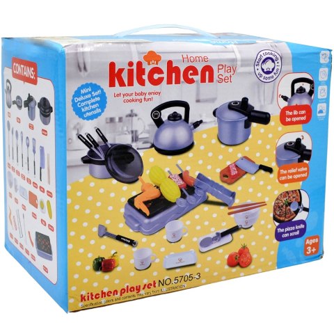 ZESTAW KUCHENNY DO ZABAWY 36 ELEMENTÓW