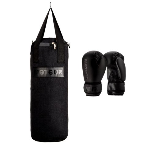 Zestaw worek bokserski 6 kg i rękawice bokserskie 6 oz Meteor
