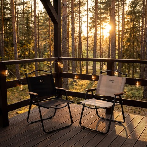 NC4307 KRZESŁO SKŁADANE BEŻOWE NILS CAMP