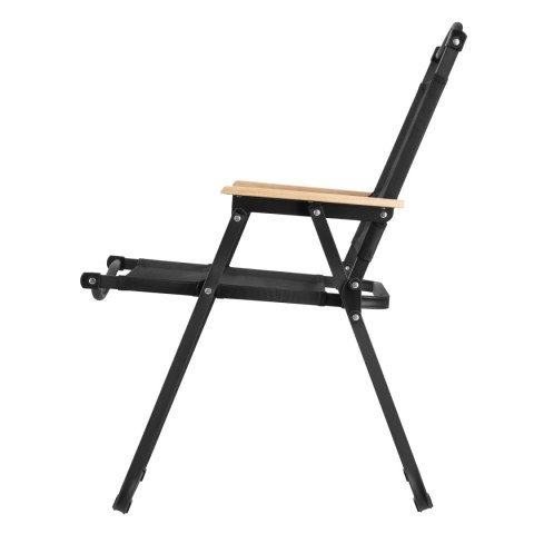 NC4307 KRZESŁO SKŁADANE CZARNE NILS CAMP