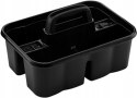 Organizer 3 częściowy z uchwytem 257x355x198 CZARNY