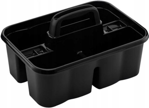 Organizer 3 częściowy z uchwytem 257x355x198 CZARNY
