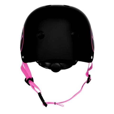 MTW001-1 KASK CZARNO-RÓŻOWY ROZM. M(55-58CM) NILS EXTREME
