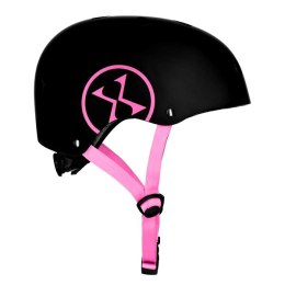 MTW001-1 KASK CZARNO-RÓŻOWY ROZM. S(52-56CM) NILS EXTREME