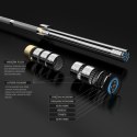 GO900 GRYF OLIMPIJSKI 220 CM HMS PREMIUM Z ZACISKAMI LOCK JAW BLACK