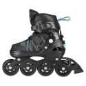 NH11912 A 2w1 BLACK/BLUE ROZM. S(31-34) ŁYŻWOROLKI Z WYM. PŁ. HOKEJOWĄ NILS EXTREME