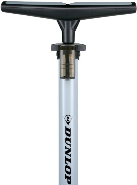 POMPKA WARSZTATOWO ROWEROWA DUNLOP 230Psi (16Bar) Z MANOMETREM SZARA