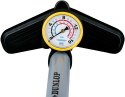 POMPKA WARSZTATOWO ROWEROWA DUNLOP 230Psi (16Bar) Z MANOMETREM SZARA