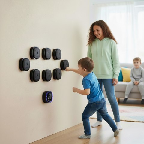 TB05 TARCZA BOKSERSKA MODUŁOWA BLUETOOTH Z MUZYKĄ I RĘKAWICAMI HMS