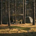 NC2756 ŁÓŻKO POLOWE SKŁADANE ZIELONE 200 CM NILS CAMP
