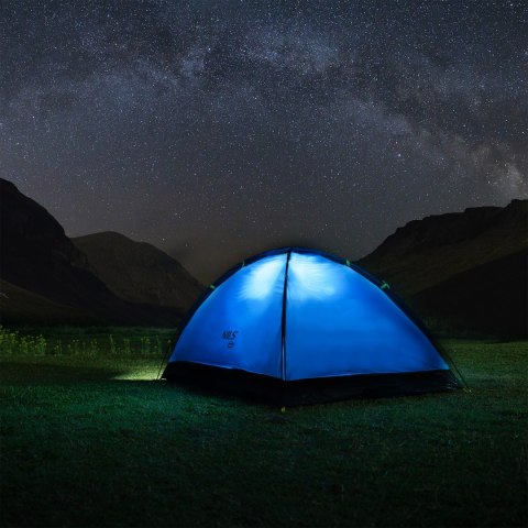 NC6033 NAMIOT KEMPINGOWY JASNO SZARO-NIEBIESKI NIGHTFALL NILS CAMP