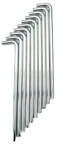 ŚLEDZIE SZPILKI DO NAMIOTU PRO 8MM 20CM KPL.10SZT METAL