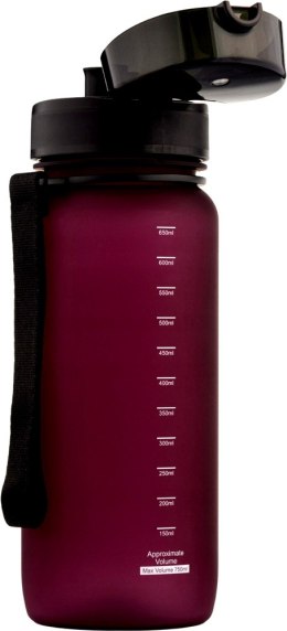 Bidon sportowy Meteor 650 ml bordowy