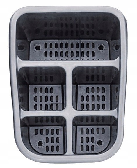 Ociekacz na sztućce 5 komorowy 200x150x130 mm