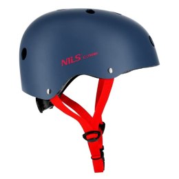 MTW001-1 KASK SZARO-CZERWONY ROZM. S(52-56CM) NILS EXTREME
