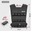 KTO40 KAMIZELKA TRENINGOWA Z OBCIĄŻENIEM 40 KG HMS PREMIUM