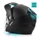 Kask motocyklowy Meteor Hekato L 59-60 cm czarny