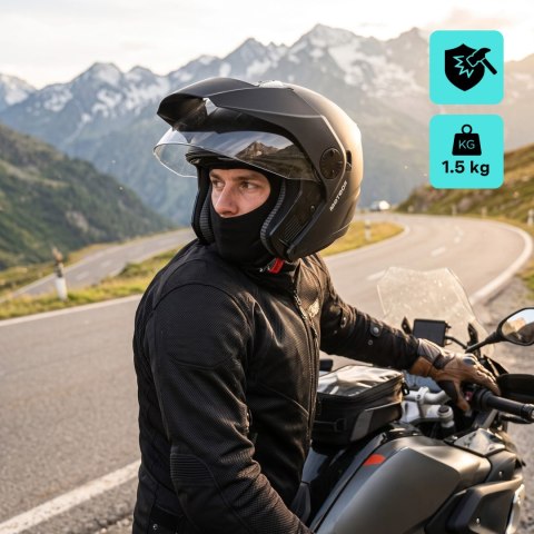 Kask motocyklowy Meteor Hekato M 57-58 cm czarny