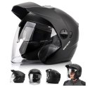 Kask motocyklowy Meteor Hekato M 57-58 cm czarny