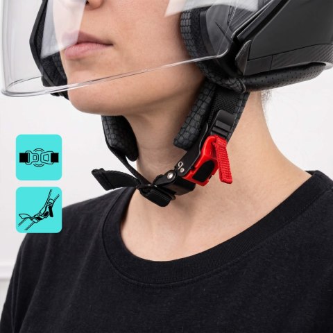 Kask motocyklowy Meteor Hekato M 57-58 cm czarny
