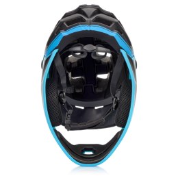 Kask rowerowy full-face Meteor Hydra L 58-61 cm czarny/niebieski